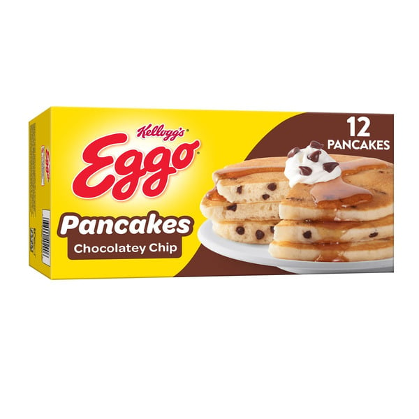 Frozen Breakfast Kellogg’s Eggo Frozen Pancakes, Frozen Breakfast, Chocolatey Chip hero