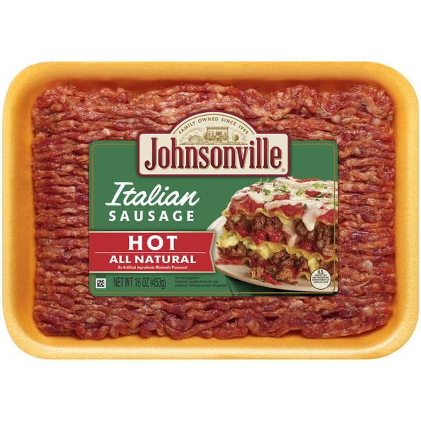 Hot Dogs, Bacon & Sausage Johnsonville All Natural Hot Italian Sausage hero