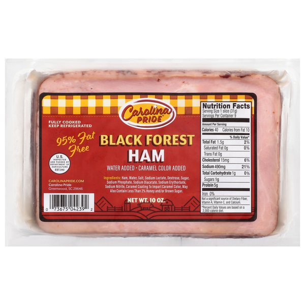 Lunch Meat Carolina Pride Ham, Black Forest hero