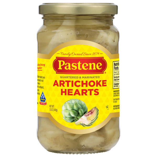 Canned & Jarred Vegetables Pastene Quartered and Marinated Artichoke Hearts hero