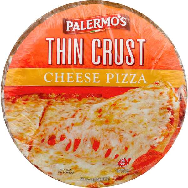 Frozen Pizza Palermo's Primo Thin Pizza, Cheese, Thin Crust hero