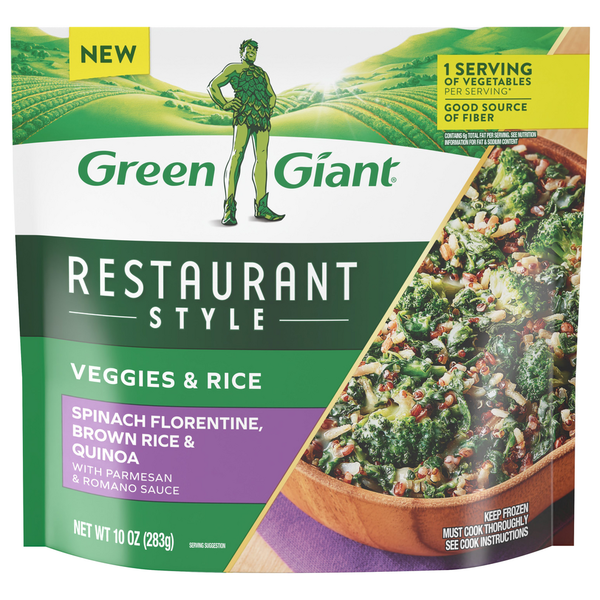 Frozen Produce Green Giant Veggies & Rice, Restraunt Style hero