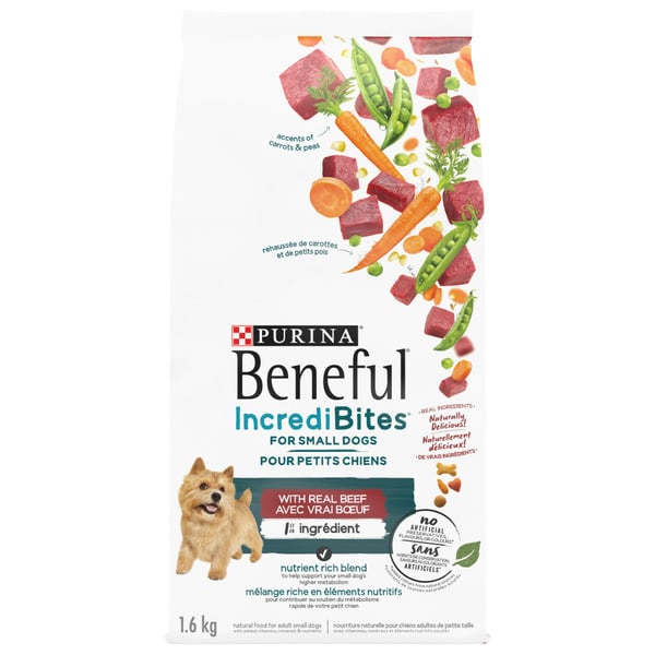 Dog Food & Care Purina Beneful Incredibites for Small Dogs with Real Beef hero