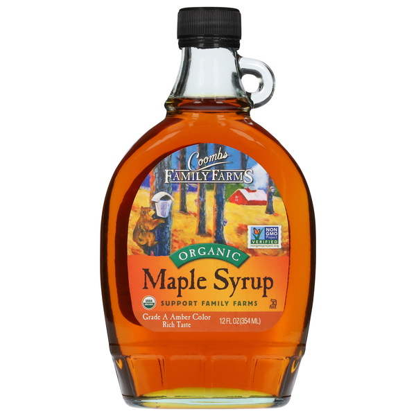 Honeys, Syrups & Nectars Coombs Family Farms Maple Syrup, Organic hero