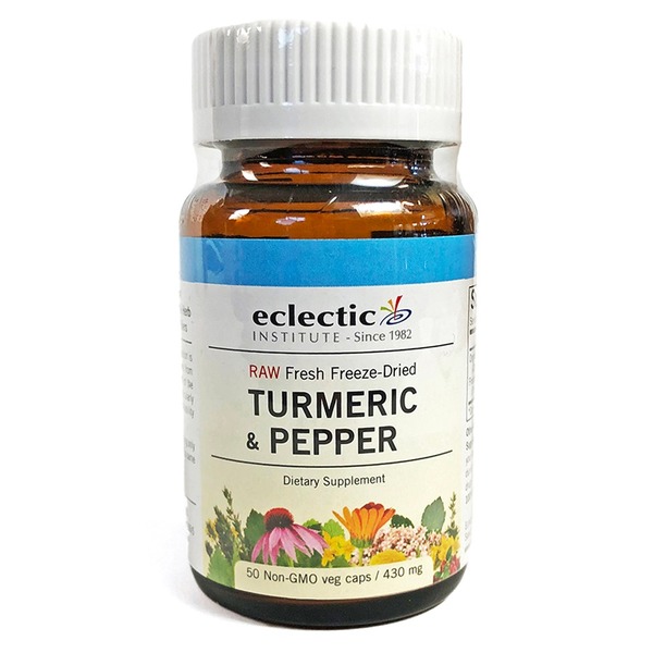 Vitamins & Supplements Eclectic Institute Turmeric & Pepper Freeze Dried Vegetables Supplement hero