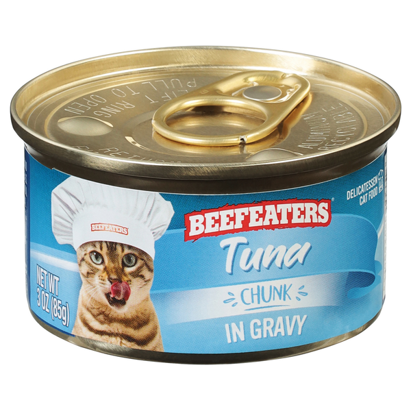 Cat Food & Care Beefeaters Cat Food, Tuna, in Gravy, Chunk hero