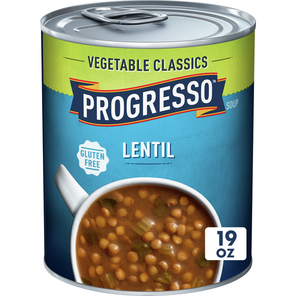 Soup, Broth & Bouillon Progresso Vegetable Classics Lentil Canned Soup hero