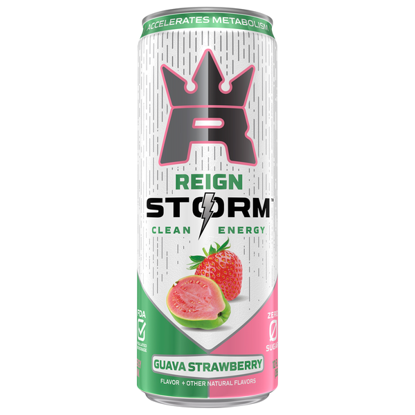 REIGN Energy Drink, Guava Strawberry hero