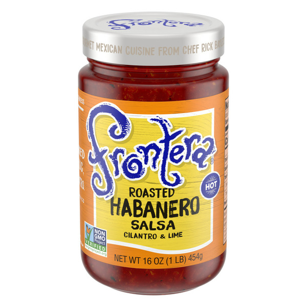 Preserved Dips & Spreads Frontera Gourmet Mexican Roasted Habanero Salsa, Hot hero