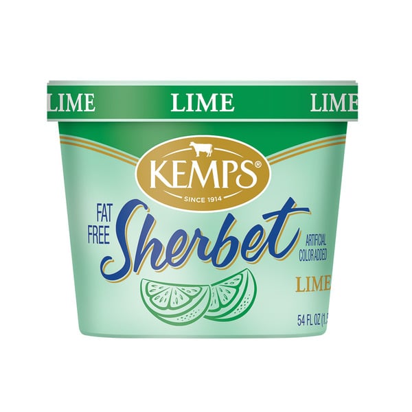 Ice Cream & Ice Kemps Sherbet, Lime hero