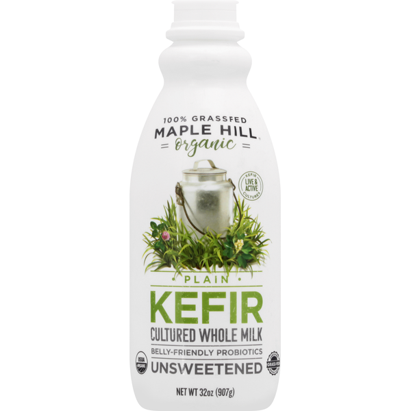 Yogurt Maple Hill Kefir, Organic, Plain, Unsweetened hero