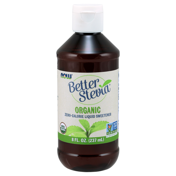 Baking Ingredients NOW BetterStevia® Liquid, Organic hero