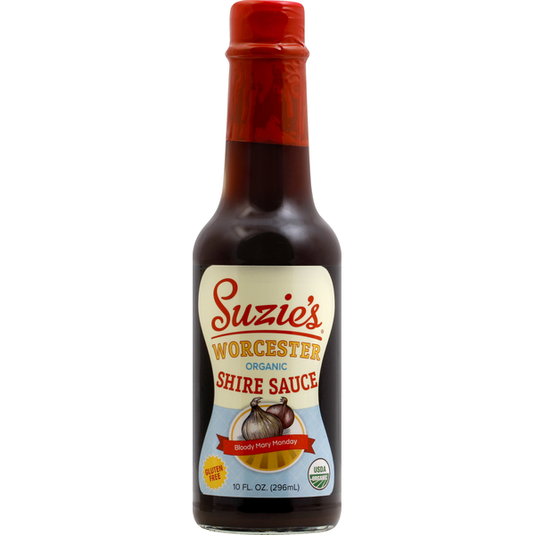 Suzie's Shire Sauce, Organic, Worcester hero