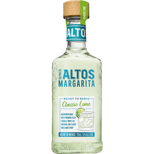 Tequila Altos Ready to Serve Margarita Classic Lime hero