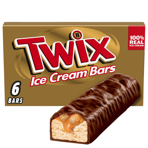 Chocolate, Candy & Gum TWIX Vanilla Ice Cream Bars hero