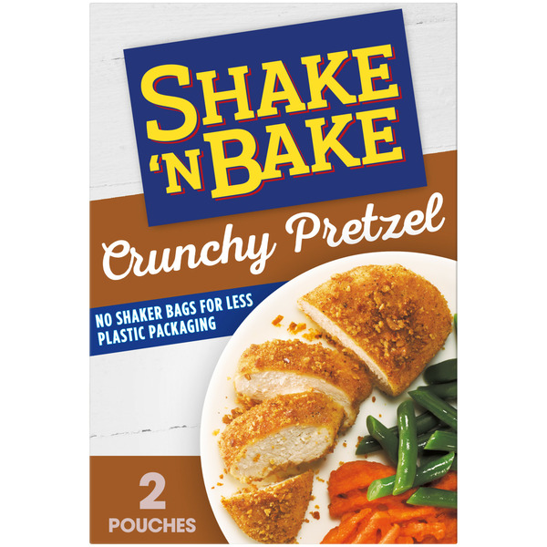 Marinades & Meat Preparation Shake 'N Bake Crunchy Pretzel Seasoned Coating Mix hero