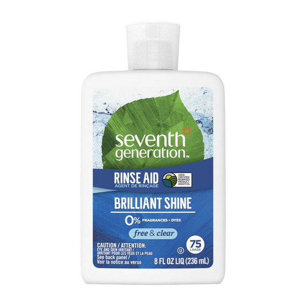 Cleaning Products Seventh Generation Dishwasher Liquid Rinse Aid Free & Clear hero