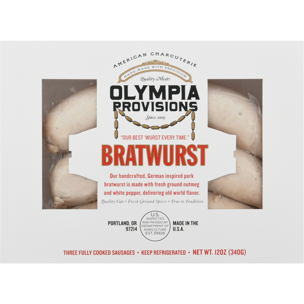 Lunch Meat Olympia Provisions Bratwurst hero