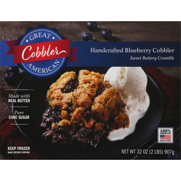 Bakery Desserts Great American Cobbler Company Cobbler, Handcrafted, Blueberry hero