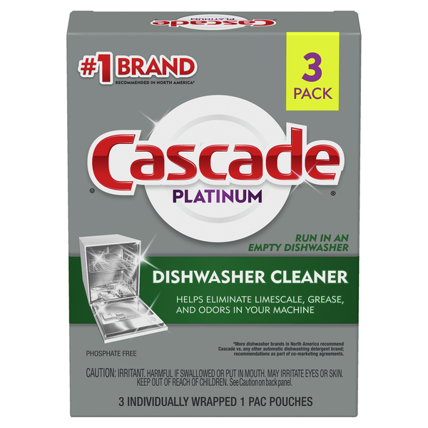 Dish Detergents Cascade Platinum Dishwasher Cleaner hero