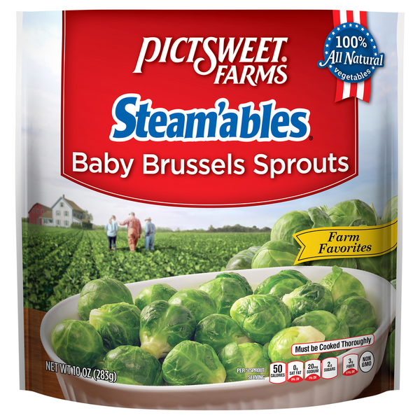 Packaged Vegetables & Fruits Pictsweet Farms Brussels Sprouts, Baby hero