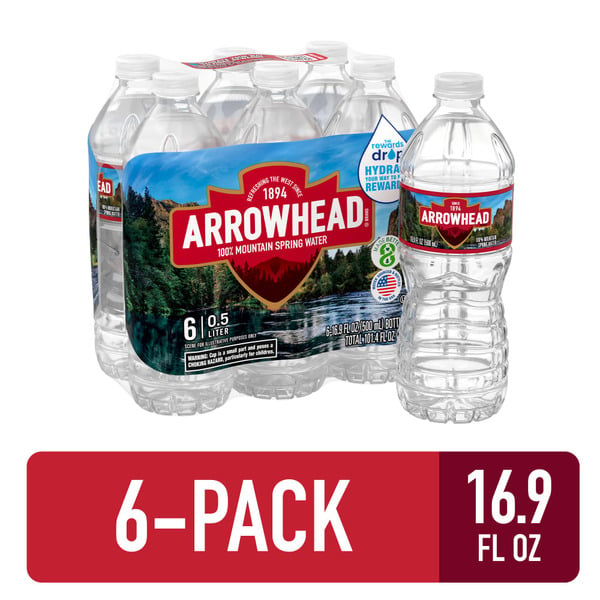 Water, Seltzer & Sparkling Water Arrowhead 100% Mountain Spring Water hero