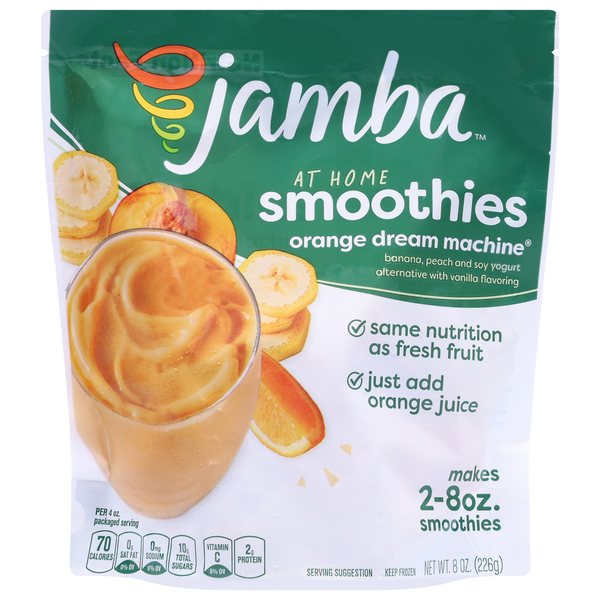 Frozen Dessert Jamba Smoothies, At Home, Orange Dream Machine hero