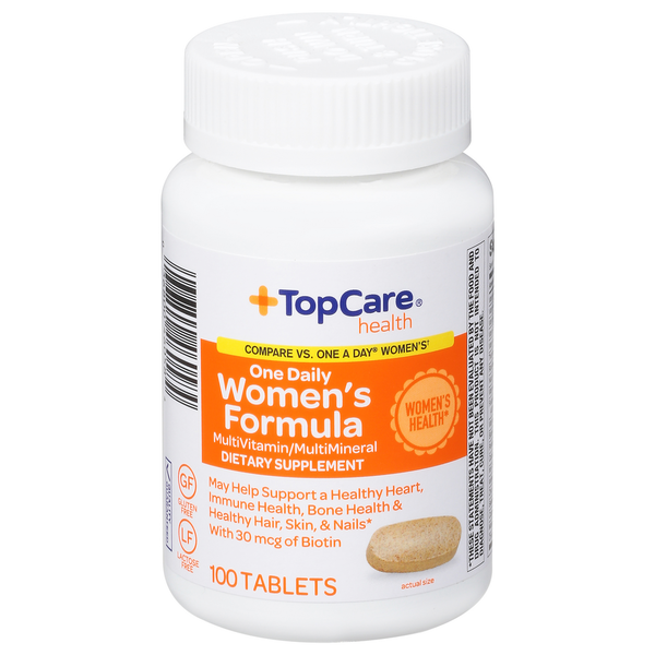 Vitamins & Supplements TopCare Multivitamin/Multimineral, Women's Formula, One Daily, Tablets hero