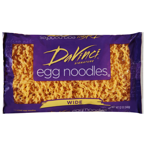 Dry Pasta DaVinci Signature Egg Noodles, Wide hero