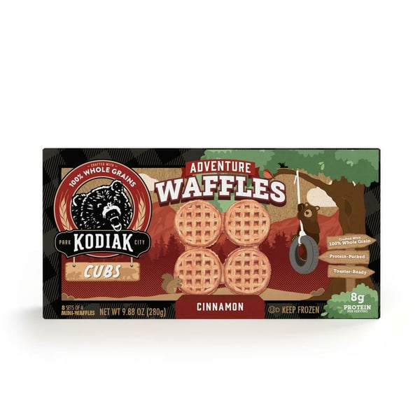 Hot Cereal & Pancake Mixes Kodiak Cubs Kids Waffle, Cinnamon hero