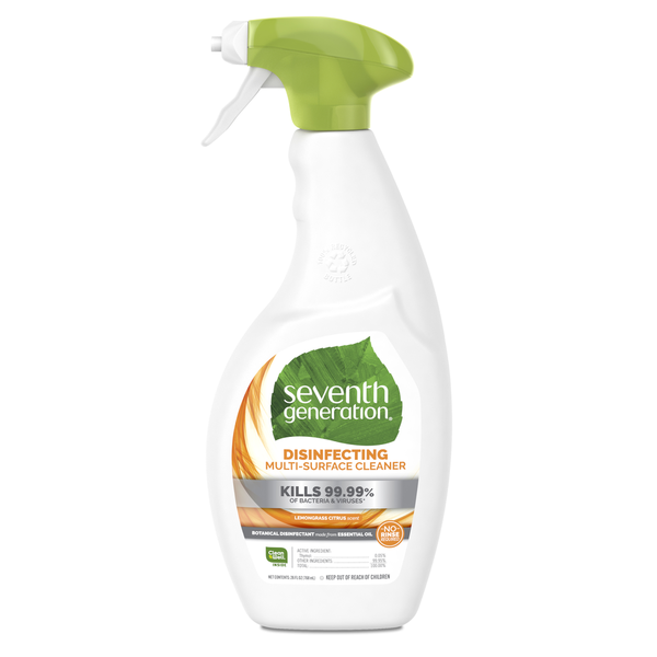 Cleaning Products Seventh Generation Disinfecting Spray Lemongrass Citrus hero