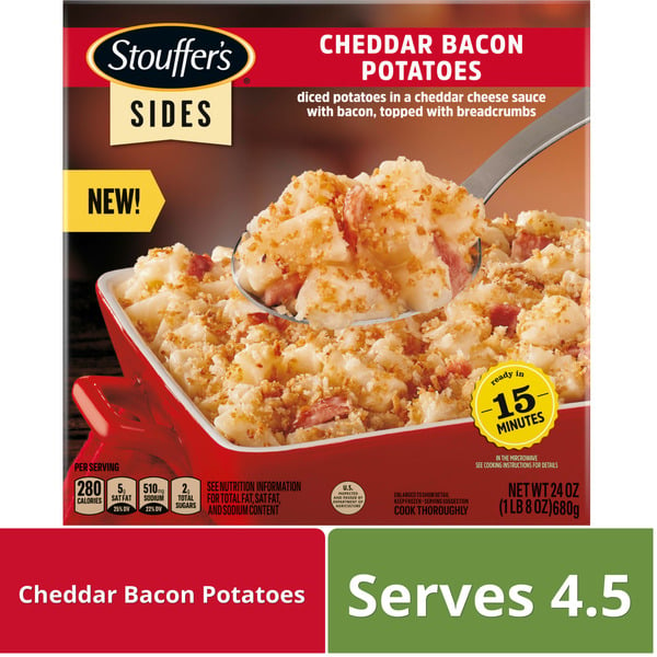 Prepared Meals Stouffer's Cheddar Baked Potatoes Frozen Entrée hero