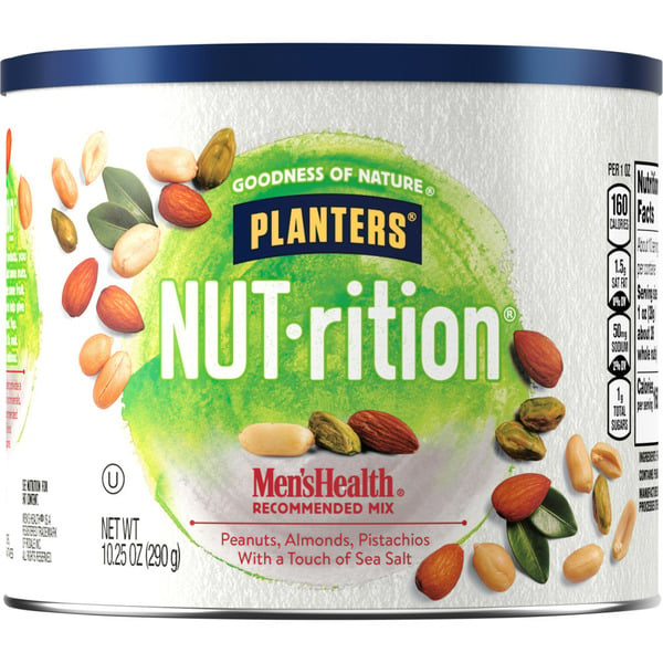 Nuts, Seeds & Dried Fruit Planters Nut-Rition Men'S Health Almonds Peanuts And Pistachio Mix hero