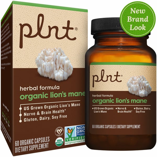 Plnt Organic Lion's Mane Capsules hero