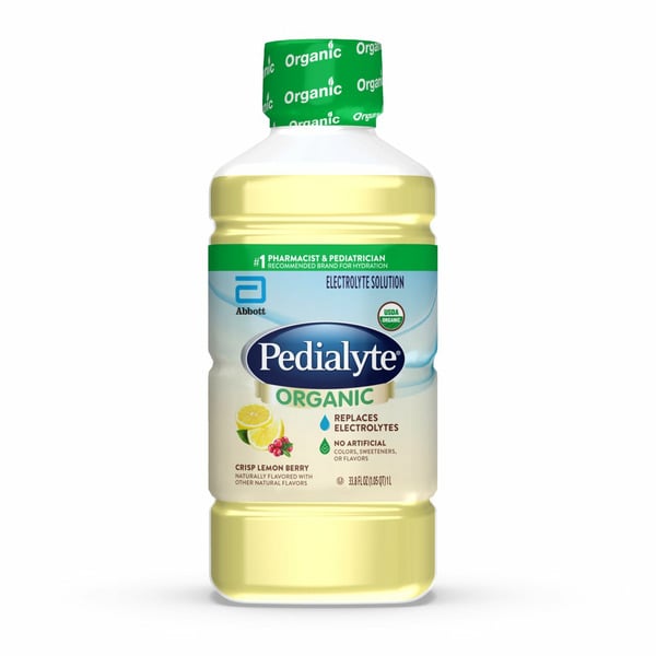 Baby First Aid & Vitamins Pedialyte Organic Electrolyte Solution Lemon Berry Ready-to-Drink hero