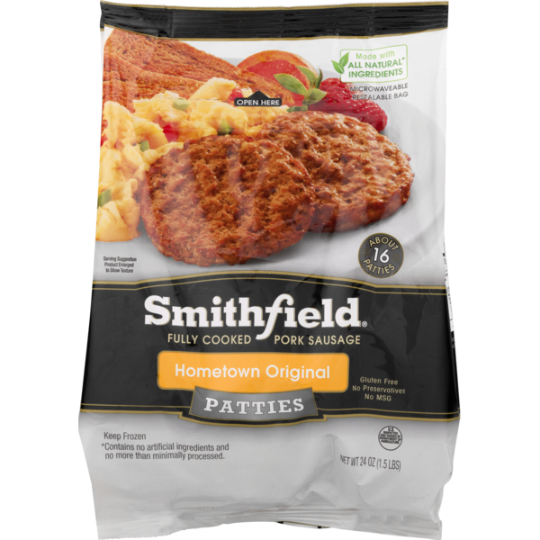 Frozen Breakfast Smithfield Sausage Patties hero