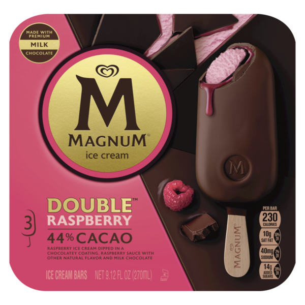 Ice Cream & Ice Magnum Ice Cream Bars Double Raspberry hero