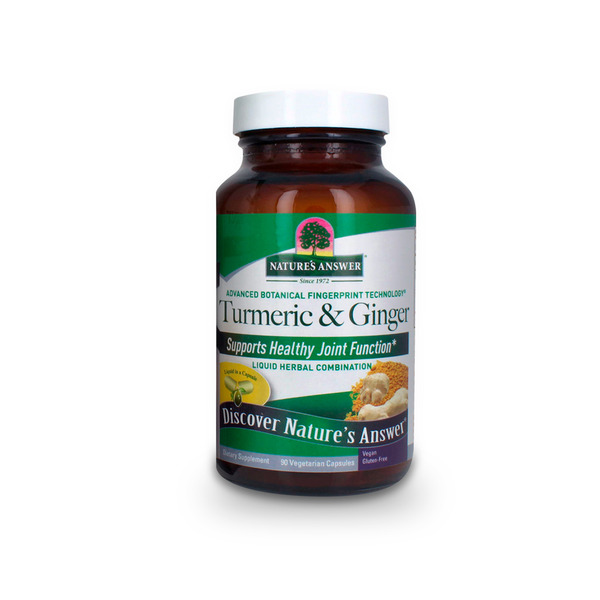 Vitamins & Supplements Nature's Answer Turmeric & Ginger Capsules hero