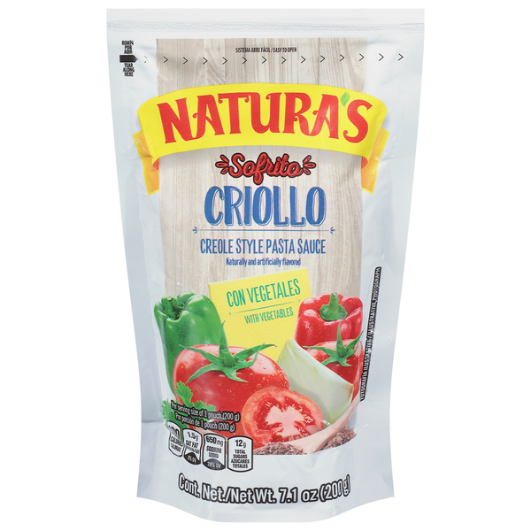 Mexican/Hispanic/Latino Foods Natura's Pasta Sauce, Creole Style hero