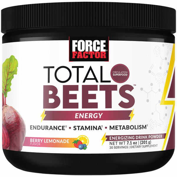 Heart Health Force Factor Pomegranate Berry Total Beets Energizing Drink Powder hero