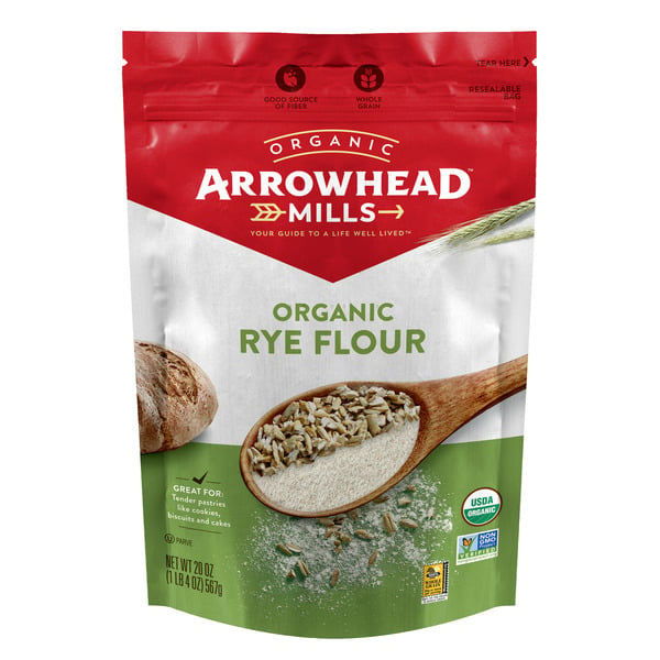 Baking Ingredients Arrowhead Mills Organic Rye Flour hero