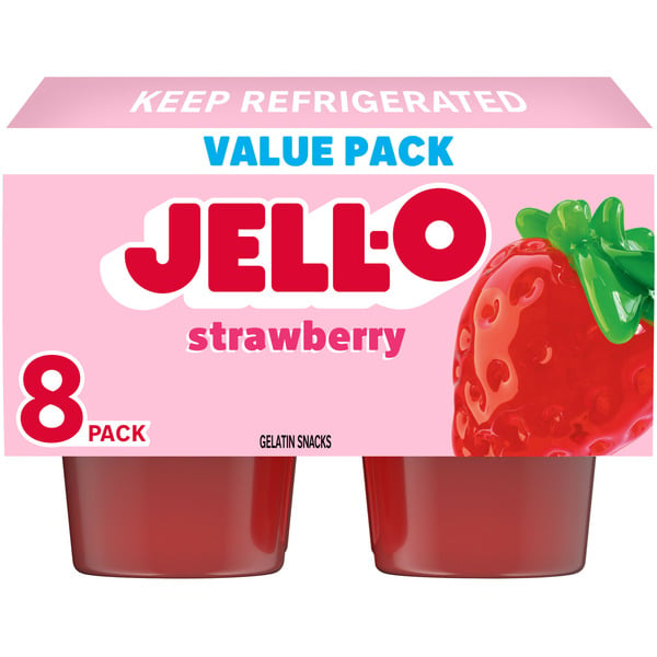 Doughs, Gelatins & Bake Mixes Jell-O Strawberry Refrigerated Gelatin hero