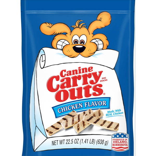 Canine Carry Outs Dog Snacks, Chicken Flavor hero