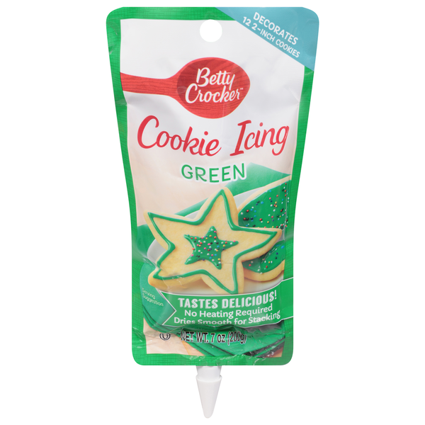 Bakery Desserts Betty Crocker Cookie Icing, Green hero