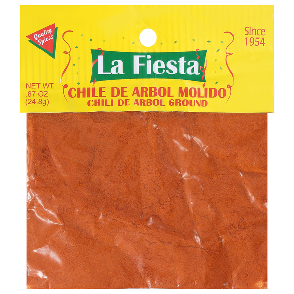 Spices & Seasonings La Fiesta Chile De Arbol Ground hero