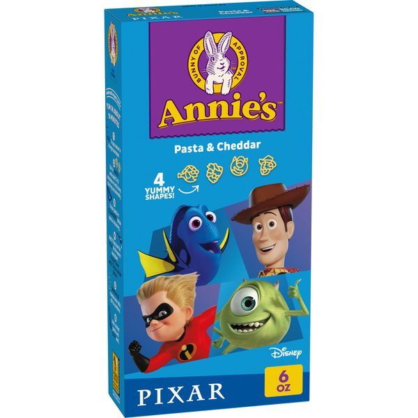 Annie's Disney Pixar Pasta and Cheddar Macaroni and Cheese hero