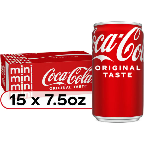 Soft Drinks Coca-Cola Cola Mini Soda Cans hero