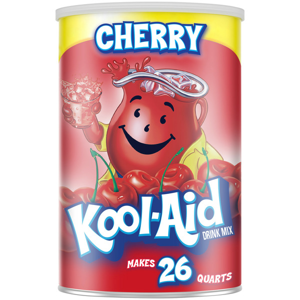 Cocoa & Drink Mixes Kool-Aid Sugar-Sweetened Cherry Artificially Flavored Powdered Soft Drink Mix hero