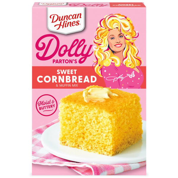 Doughs, Gelatins & Bake Mixes Duncan Hines Dolly Parton's Sweet Cornbread & Muffin Mix hero