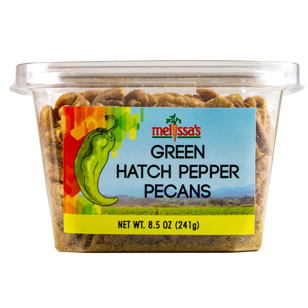 Nuts, Seeds & Dried Fruit Melissa's Green Hatch Pepper Pecans hero